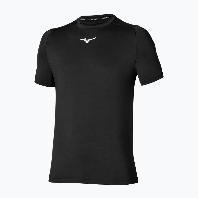 Férfi teniszpóló Mizuno Tennis Core Short Sleeve Tee black/black