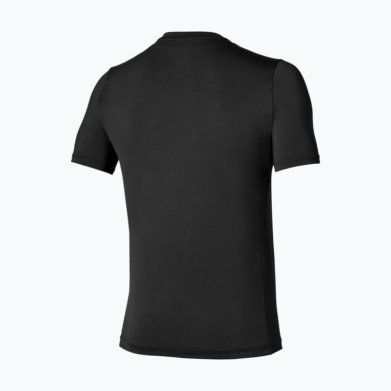 Férfi teniszpóló Mizuno Tennis Core Short Sleeve Tee black/black 2