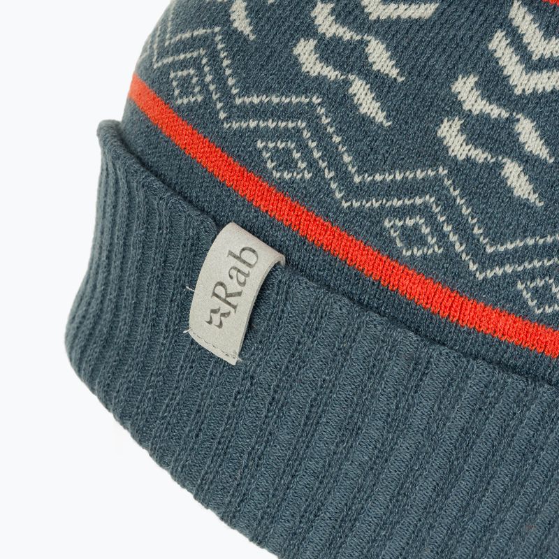 Rab Khroma Bobble orion kék/piros grapefruit téli sapka 4