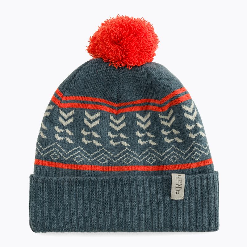 Rab Khroma Bobble orion kék/piros grapefruit téli sapka 5
