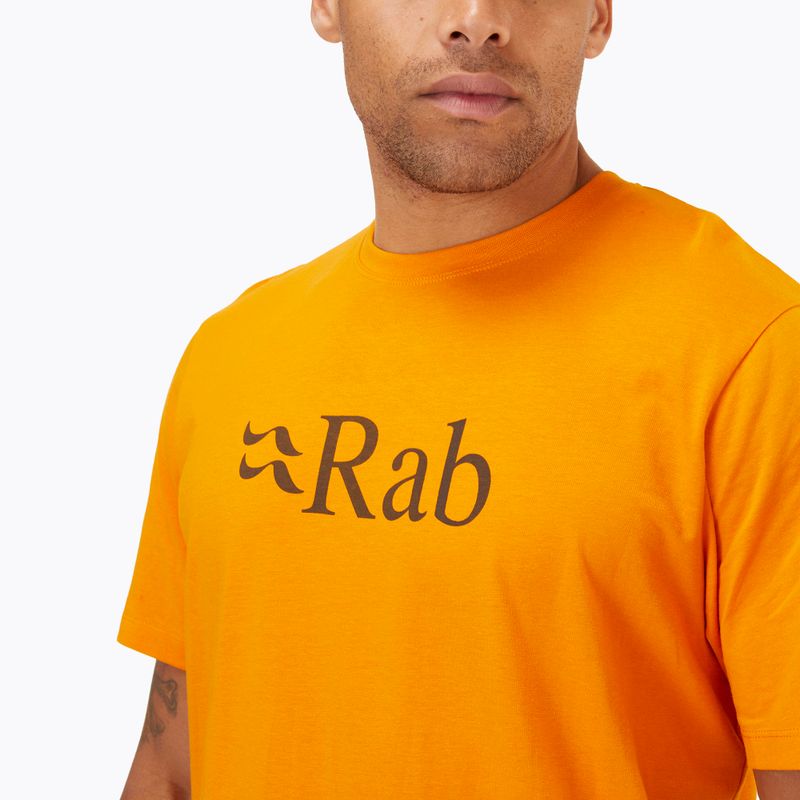 Férfi Rab Stance Logo SS trekking póló narancssárga QCB-08-SUN-SML 3
