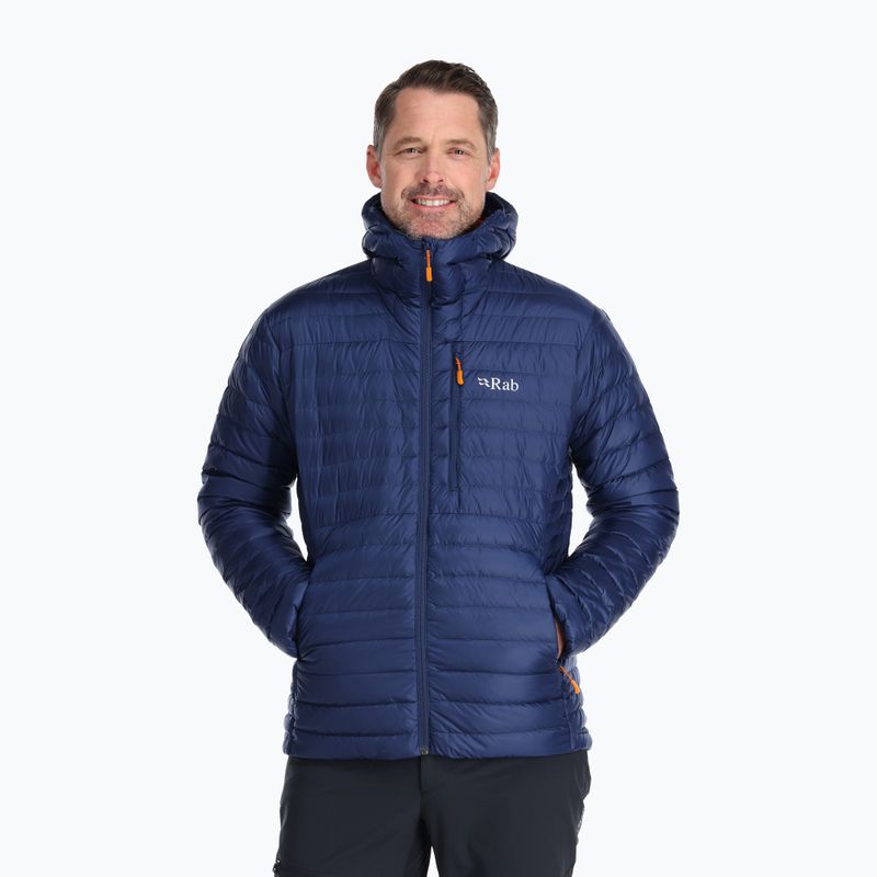 Férfi Rab Microlight Alpine pehelypaplan kabát kék QDB-12-DIM-SML