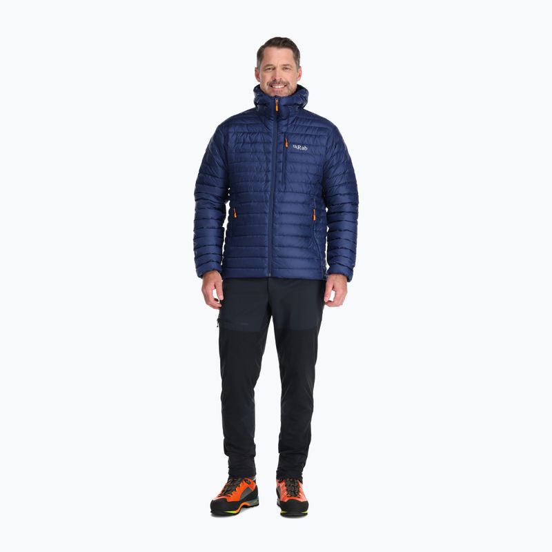 Férfi Rab Microlight Alpine pehelypaplan kabát kék QDB-12-DIM-SML 3