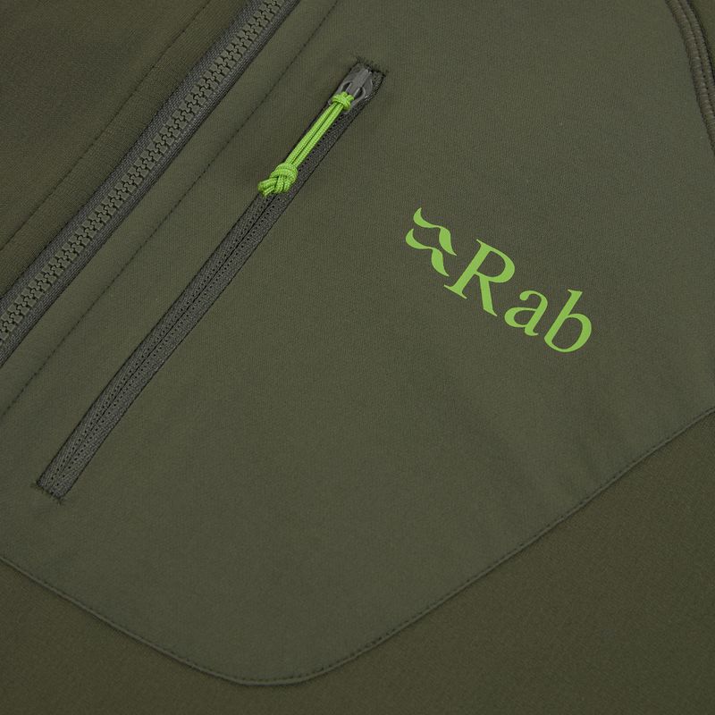 Férfi pulóver Rab Superflux Hoody army QFE-89 3