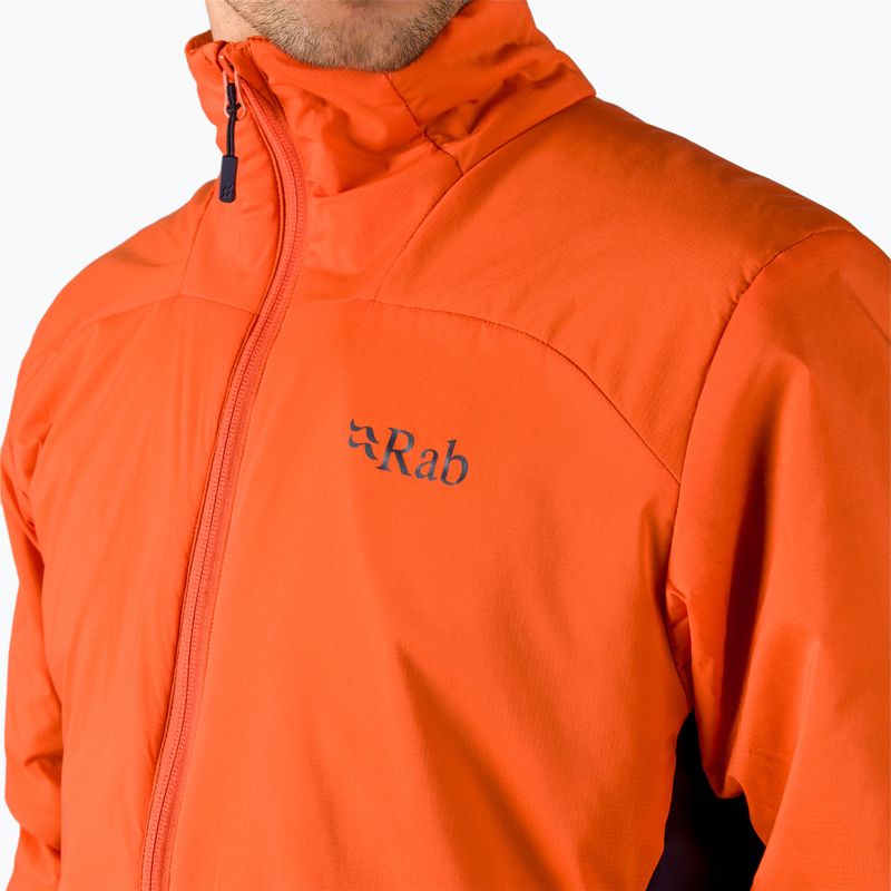 Férfi Rab Xenair Light Orange Down Jacket QIO-98-FCR-SML 4