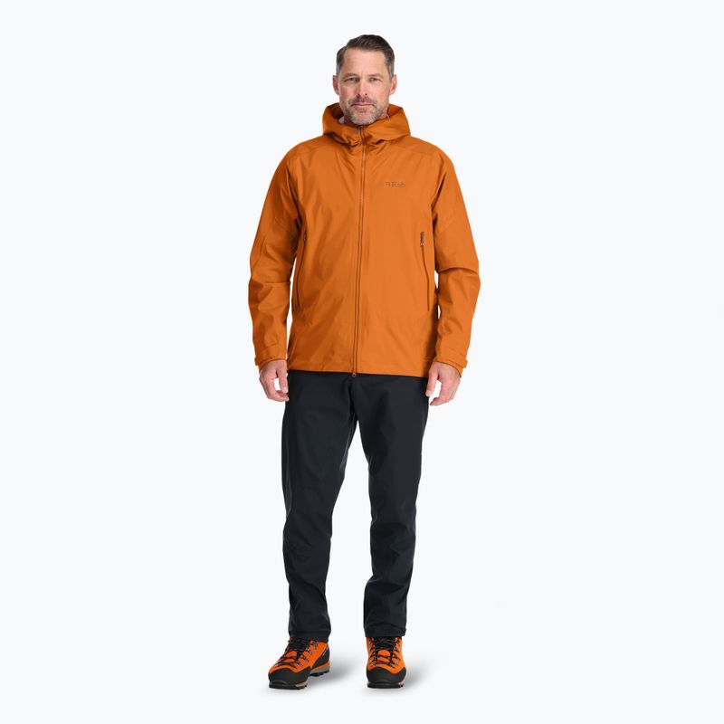 Férfi esőkabát Rab Kinetic Alpine 2.0 marmalade 2