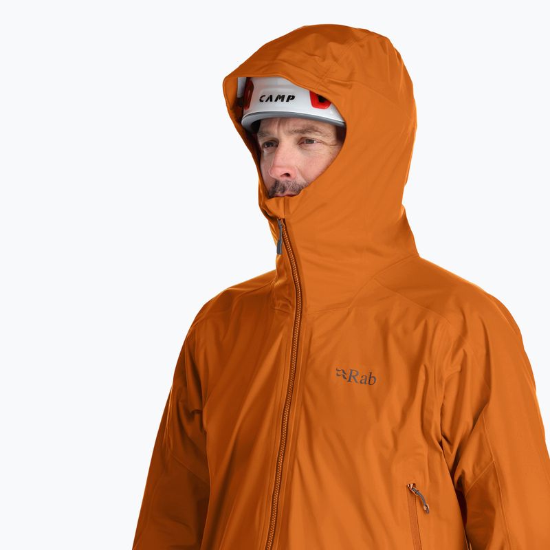 Férfi esőkabát Rab Kinetic Alpine 2.0 marmalade 4