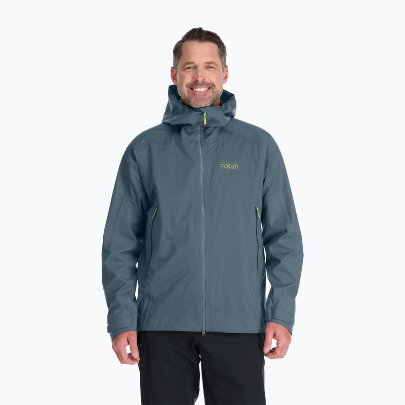 Férfi esőkabát Rab Kinetic Alpine 2.0 orion blue