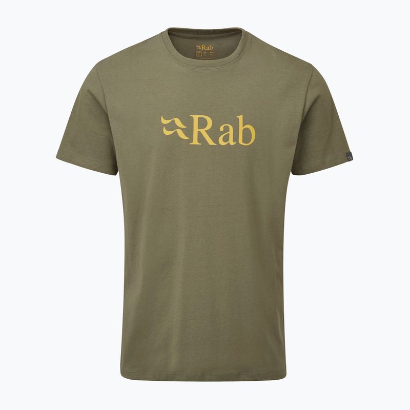 Férfi póló Rab Stance Logo light khaki 4