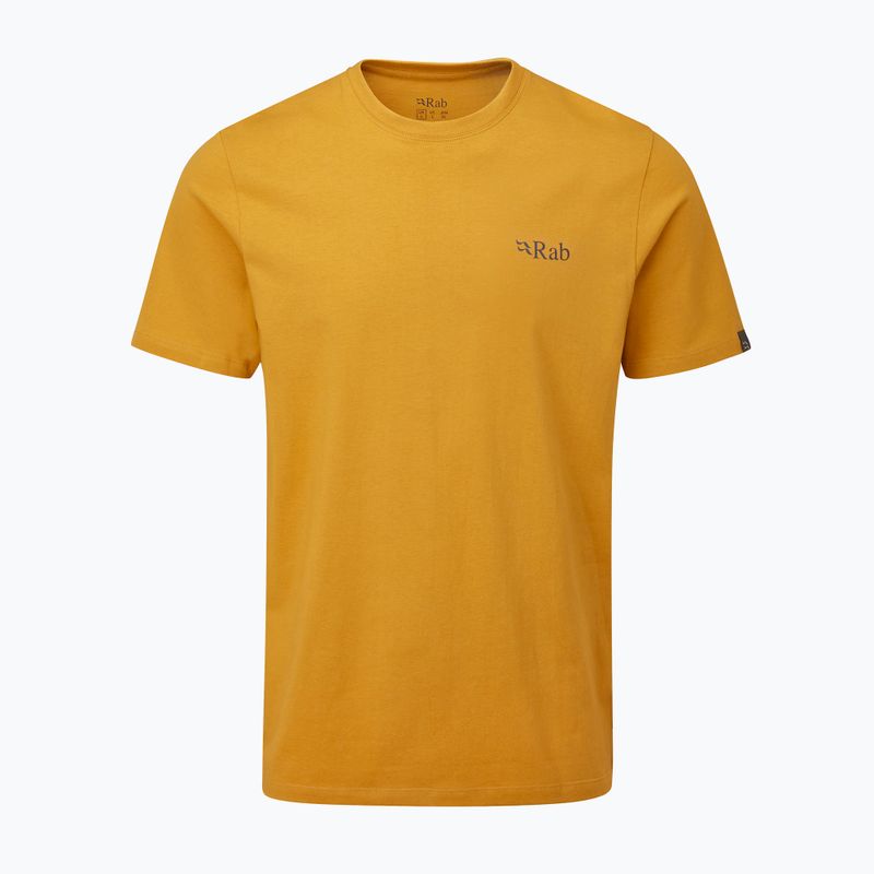 Rab Stance Mountain Peak férfi trekking póló sahara QCB-66 4
