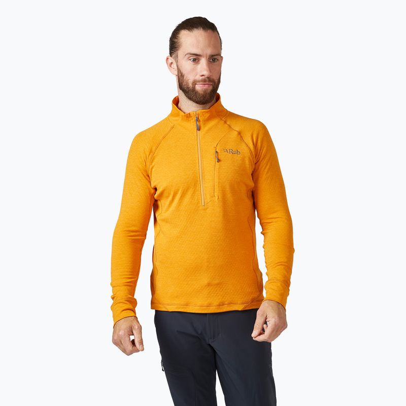 Férfi trekking pulóver Rab Nexus Pull-On marmalade