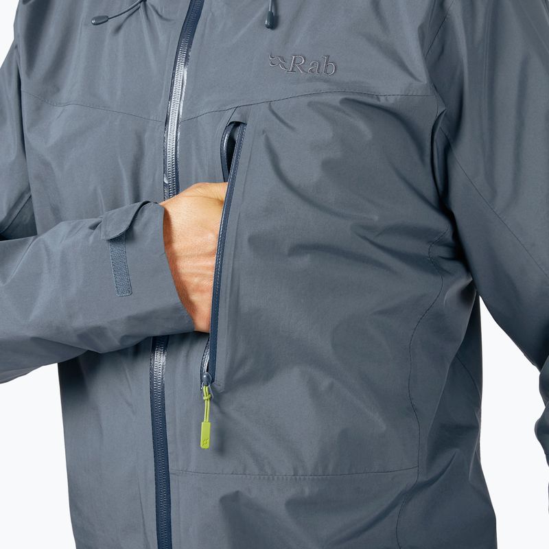 Rab Latok Paclite Plus férfi esőkabát kék QWH-55 8