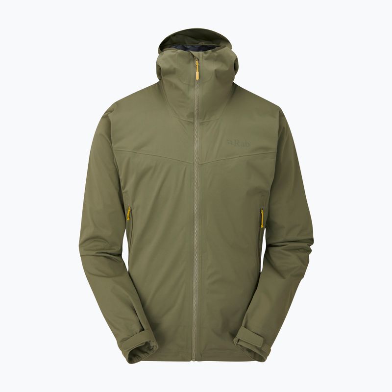 Rab Kinetic 2.0 férfi esőkabát khaki QWG-74 8