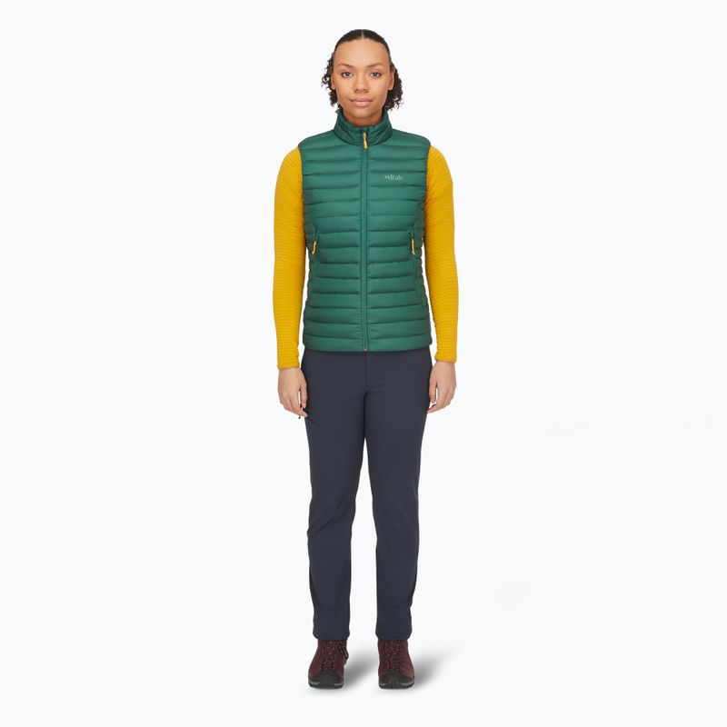 Női mellény Rab Microlight Vest green slate 2