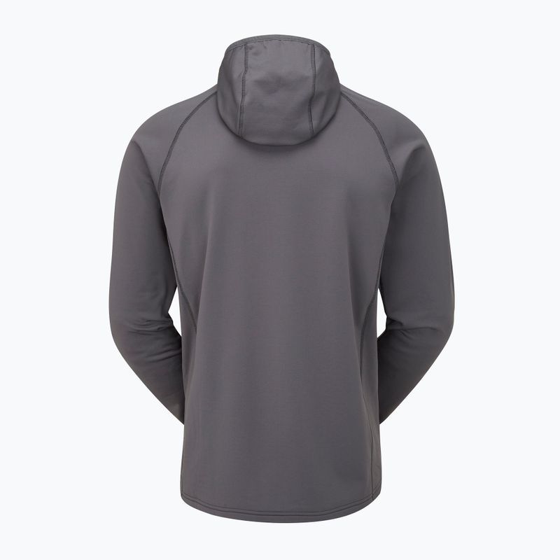 Férfi pulóver Rab Superflux Hoody graphene/firecracker 10