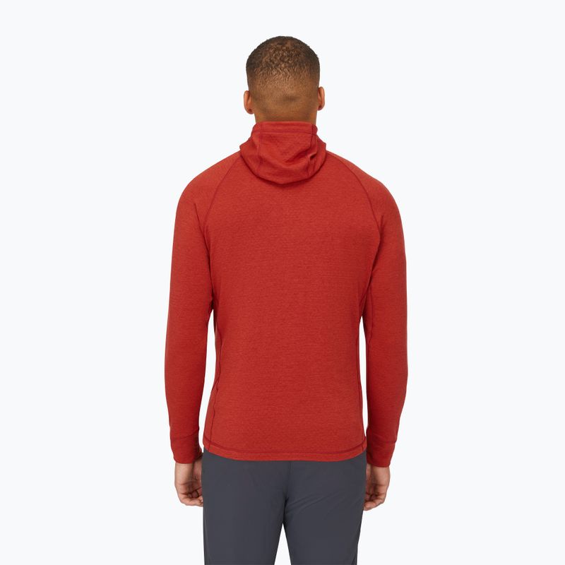 Férfi pulóver Rab Nexus Hoody tuscan red 4