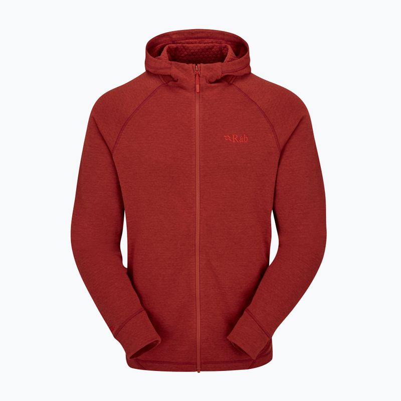 Férfi pulóver Rab Nexus Hoody tuscan red 5