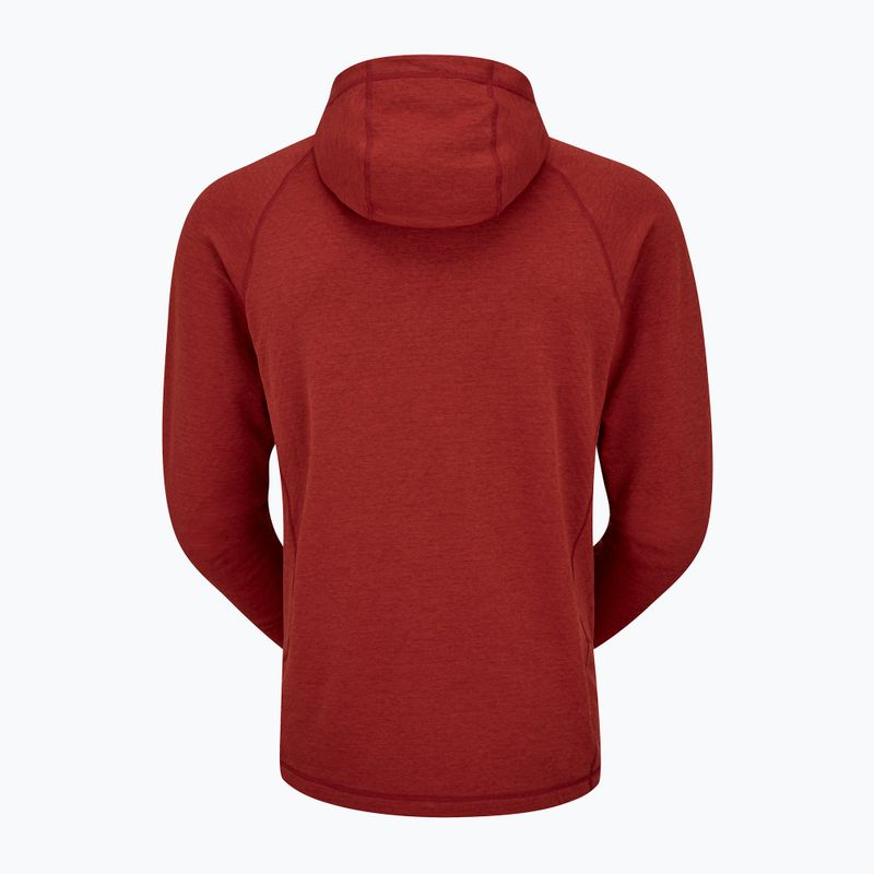 Férfi pulóver Rab Nexus Hoody tuscan red 6