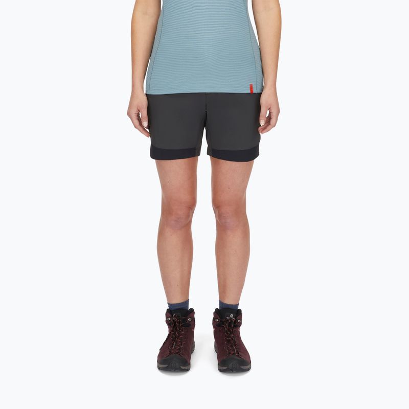 Női trekking rövidnadrág Rab Torque Mountain anthracite/black 4