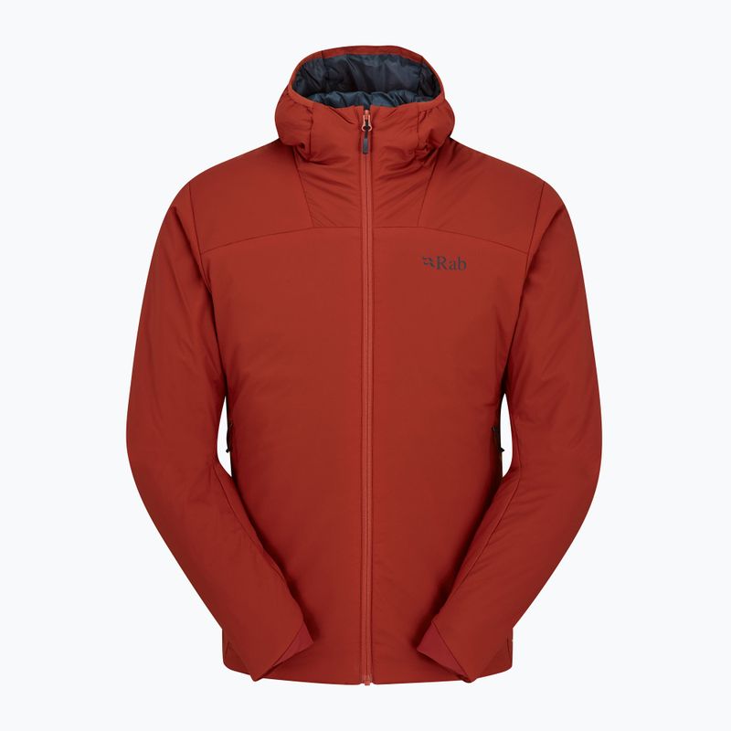 Férfi bélelt kabát Rab Xenair Alpine Light tuscan red 4