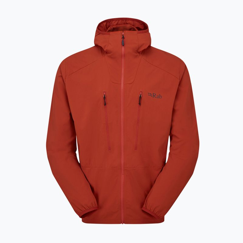 Férfi softshell kabát Rab Borealis tuscan red 5