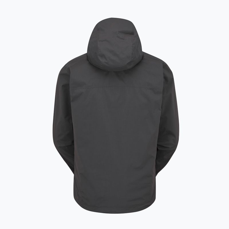 Férfi esőkabát Rab Downpour Light anthracite 3