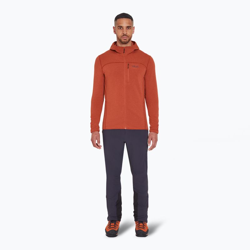 Férfi Rab Ascendor Light Hoody toszkán piros melegítőfelső 2