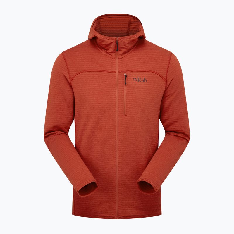 Férfi Rab Ascendor Light Hoody toszkán piros melegítőfelső 4