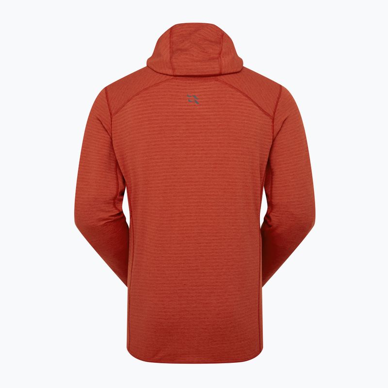 Férfi Rab Ascendor Light Hoody toszkán piros melegítőfelső 5