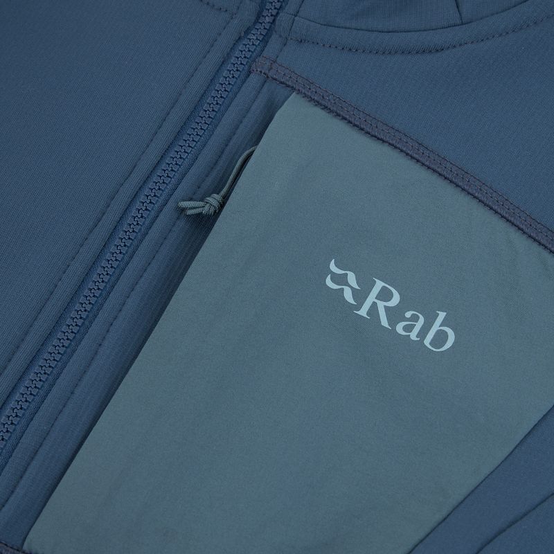 Női Rab Superflux Hoody pulóver tempest kék 3