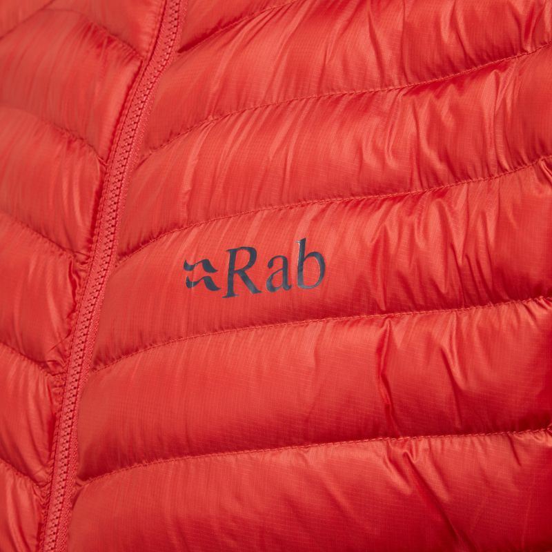 Férfi pehelykabát Rab Cirrus Flex Hoody tuscan red 6