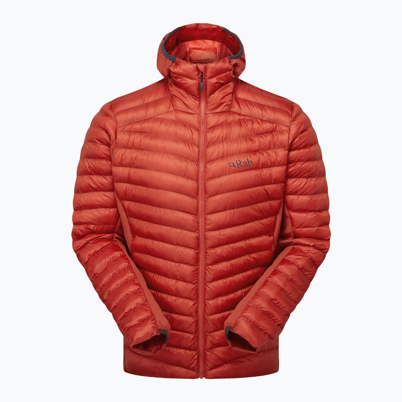 Férfi pehelykabát Rab Cirrus Flex Hoody tuscan red 12