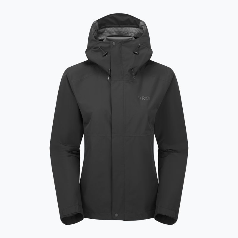 Női esődzseki Rab Downpour black 12