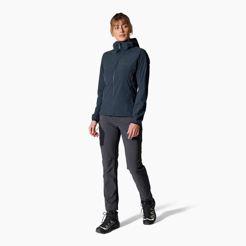 Női softshell dzseki Rab Borealis Hoody beluga 2