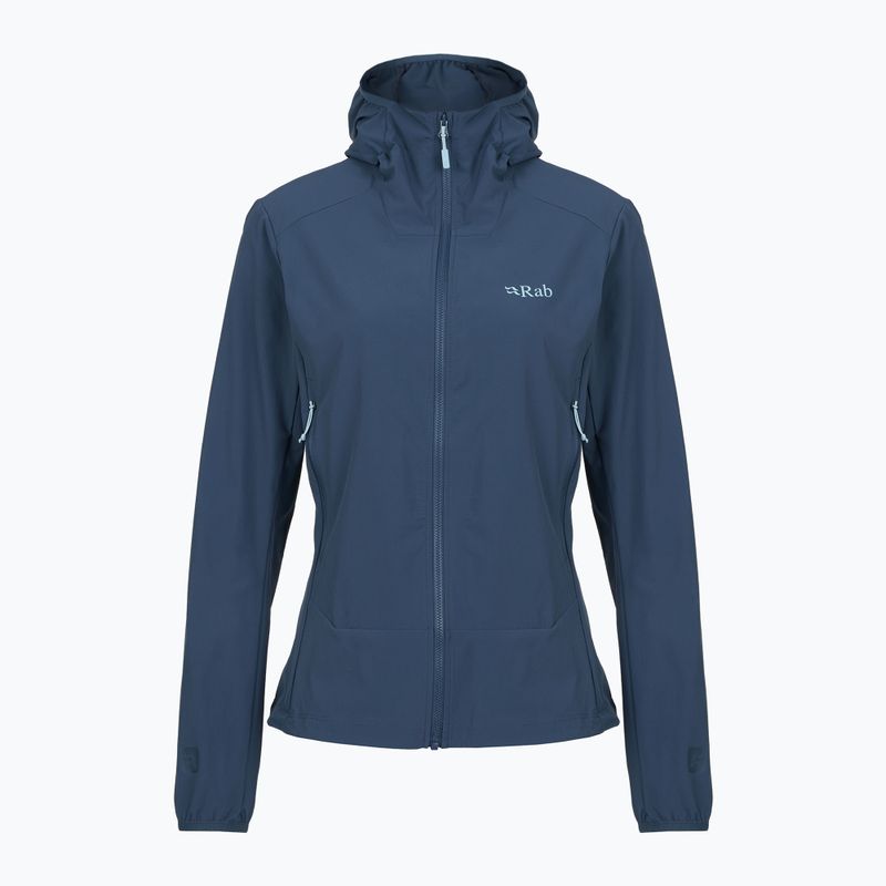 Női softshell dzseki Rab Borealis Hoody tempest kék