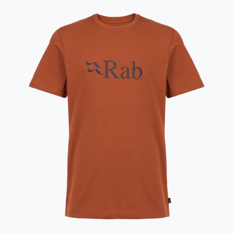 Férfi póló Rab Stance Logo red earth