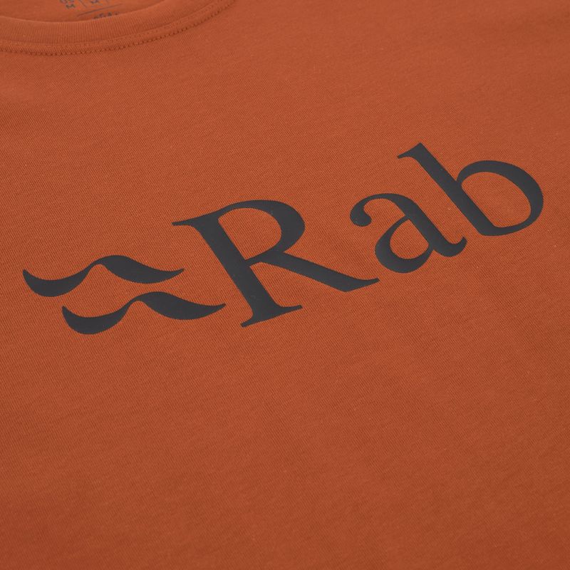 Férfi póló Rab Stance Logo red earth 3