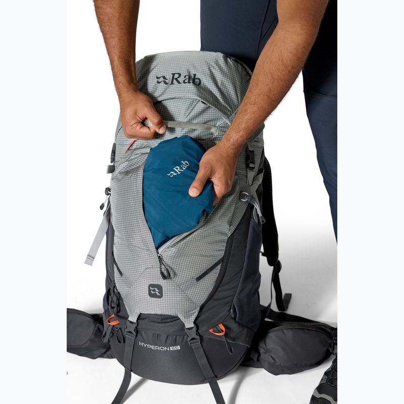 Rab Hyperon 65 l sötét ón/antracit trekking hátizsák 13