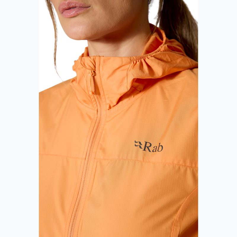 Női Rab Windgather Hoody melba kabát 4