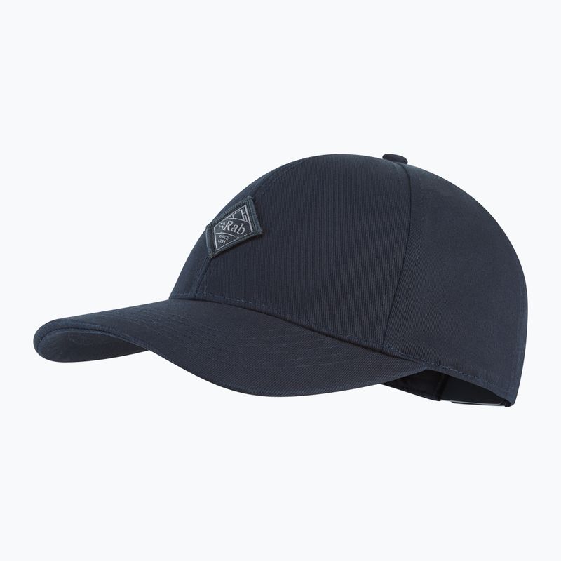 Rab Basecamp Badge baseball sapka ébenfekete színű