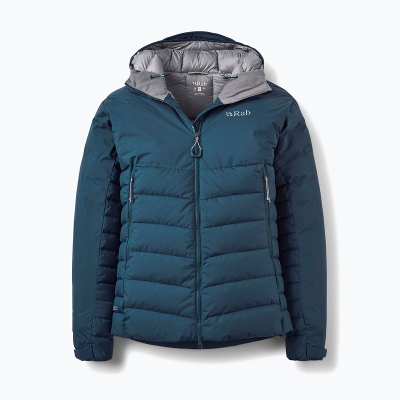 Férfi pehelydzseki Rab Infinity Windstopper Hoody tempest blue 4
