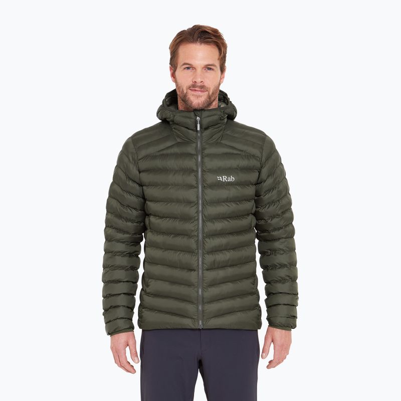 Férfi bélelt dzseki Rab Cirrus Alpine oak