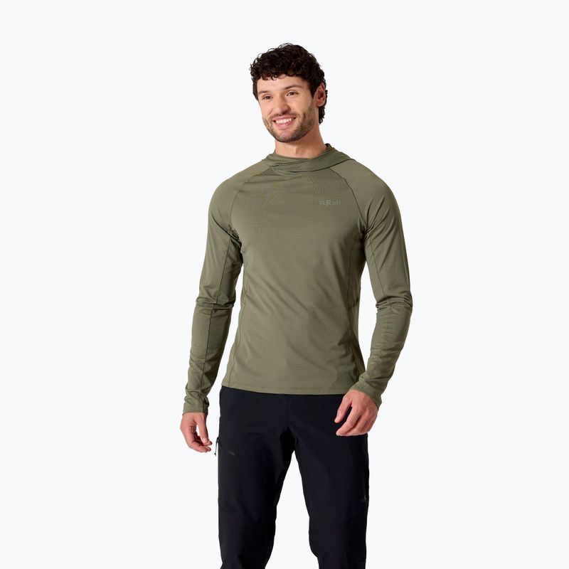 Férfi pulóver Rab Sonic Hoody light khaki