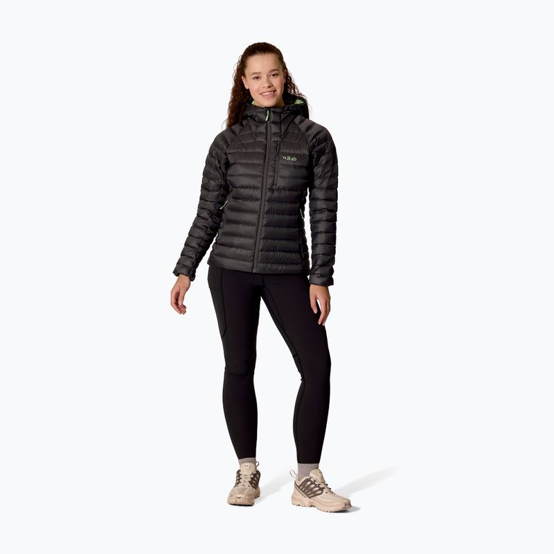 Női pehelykabát Rab Microlight Alpine Hoody graphene 2