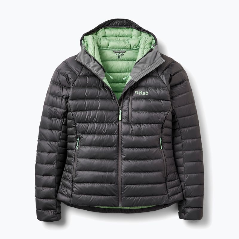 Női pehelykabát Rab Microlight Alpine Hoody graphene 4