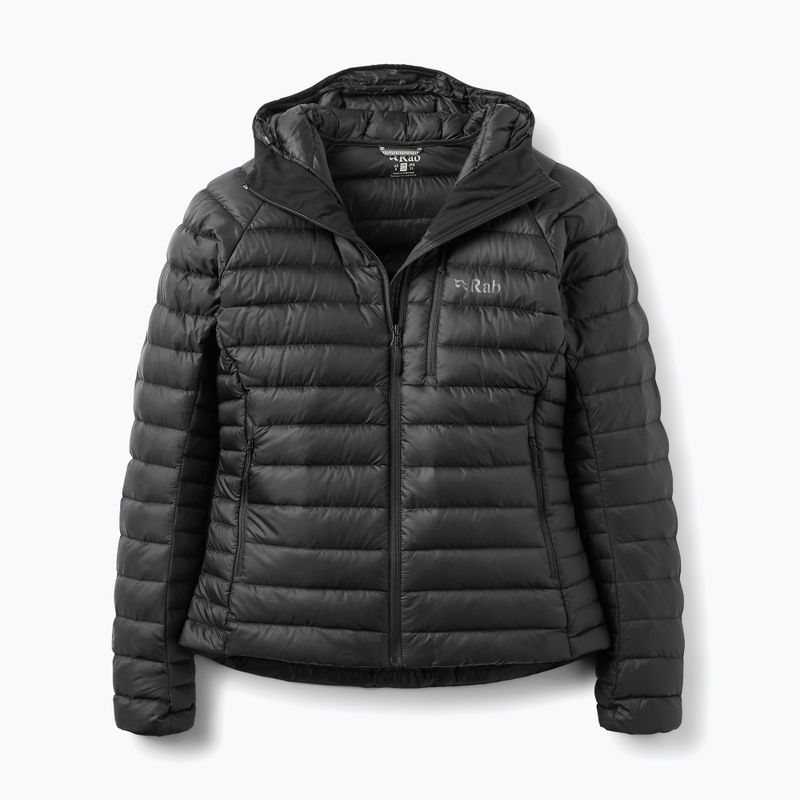 Női pehelykabát Rab Microlight Alpine Hoody black 4