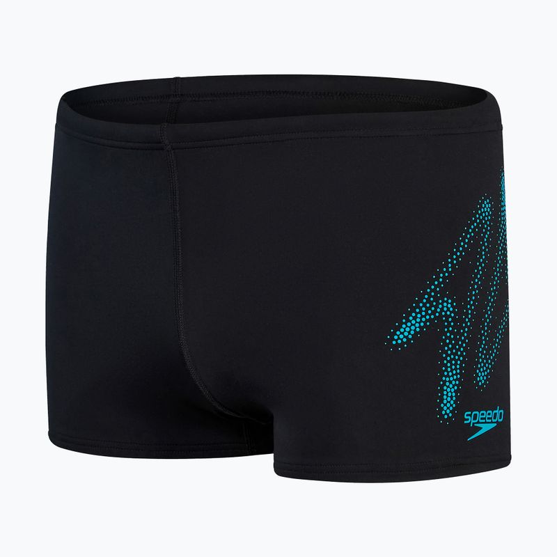 Férfi Speedo Hyper Boom Placement Aquashort úszó boxeralsó fekete 8-00301115144 4