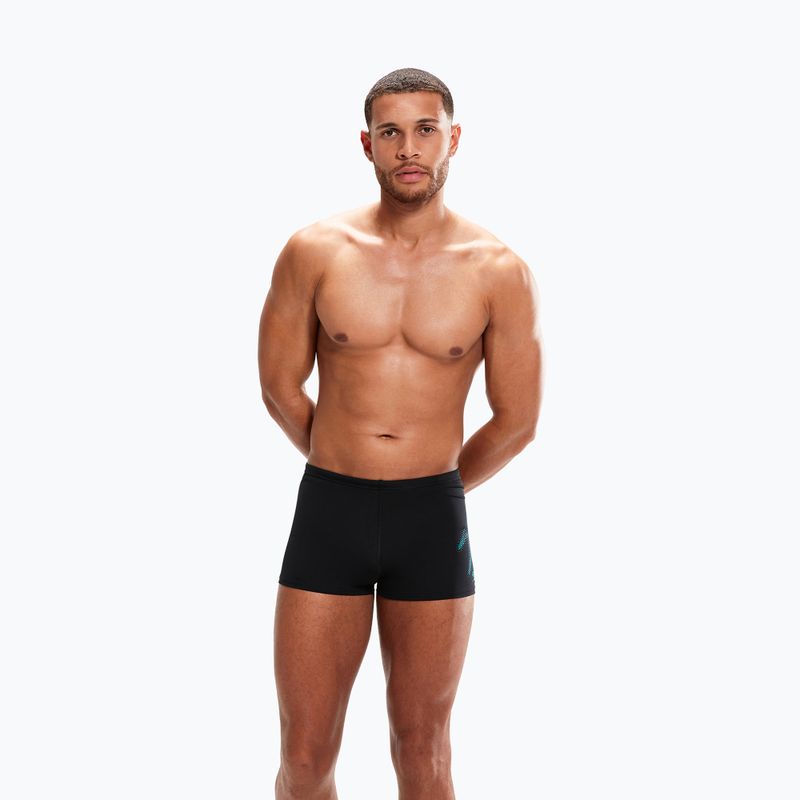 Férfi Speedo Hyper Boom Placement Aquashort úszó boxeralsó fekete 8-00301115144 5