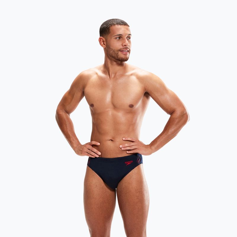 Férfi Speedo Hyper Boom Splice Brief úszónadrág tengerészkék 8-00301715148 6