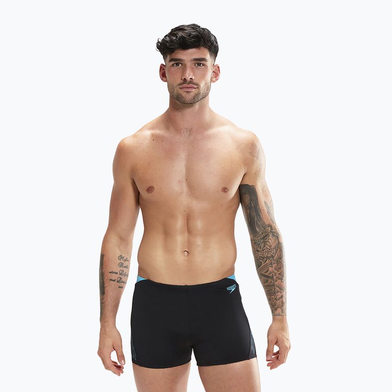 Férfi Speedo Hyper Boom Splice úszó boxer fekete 8-00302015147 5